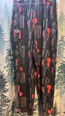 Vintage Otomix Sport Pants Mens XL Red Grey Abstract Baggy Bodybuilding Gym